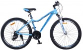 Велосипед 26' рама женская, алюминий STELS MISS-6000 V голубой, 18 ск., 17'